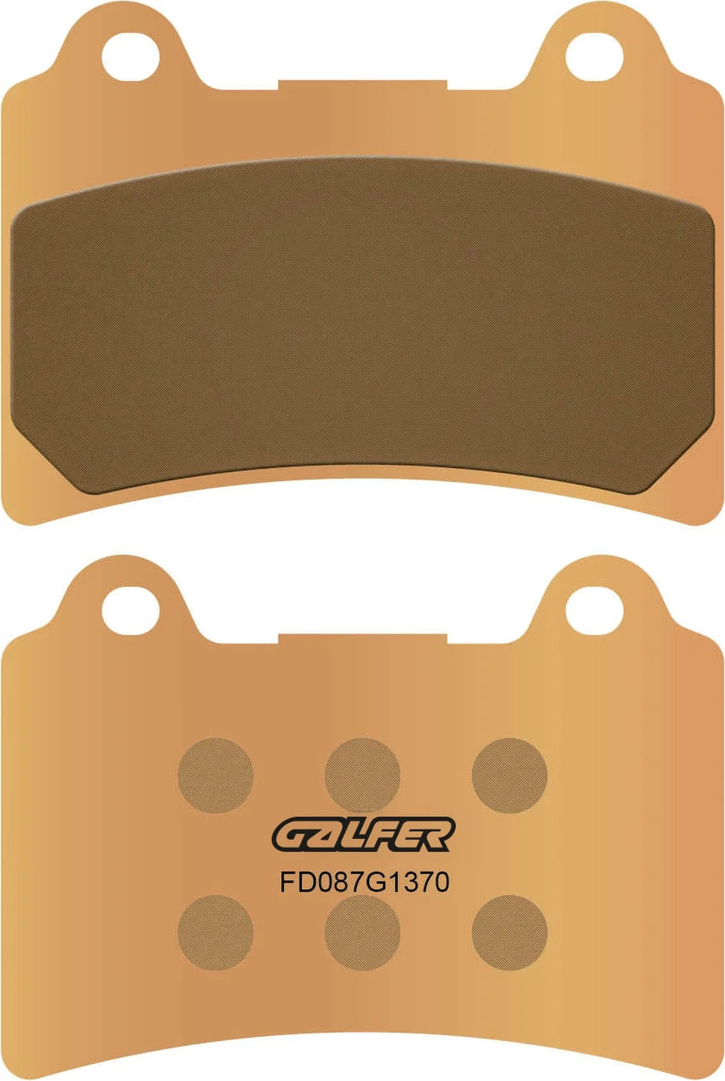 Front Sintered Street Brake Pads - Galfer Compatible With Yamaha Fzr 600 (1990-1995)