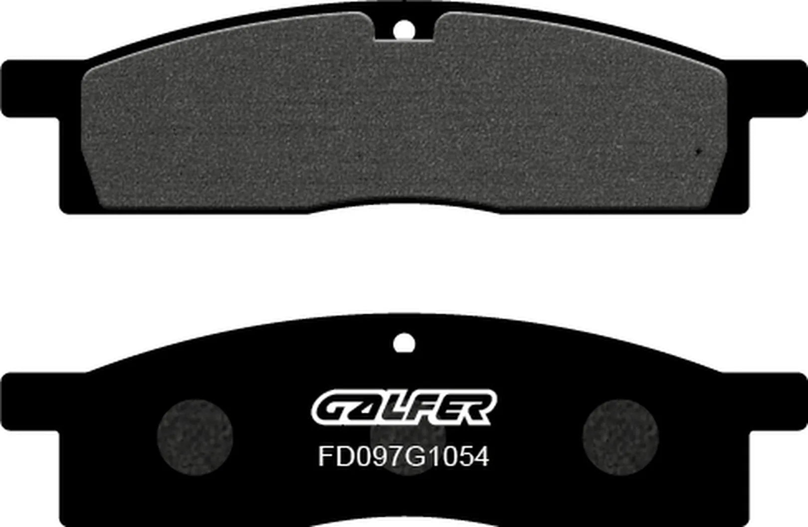 Front Semi-Metal Brake Pads - Galfer Compatible With Yamaha Yz 80 (1986-1992)