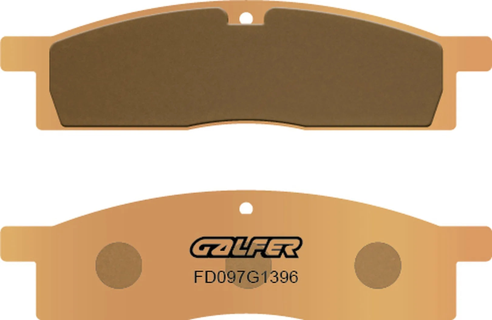 Front Sintered Off-Road Brake Pads - Galfer Compatible With Jincheng Jc 150 Y (2005)