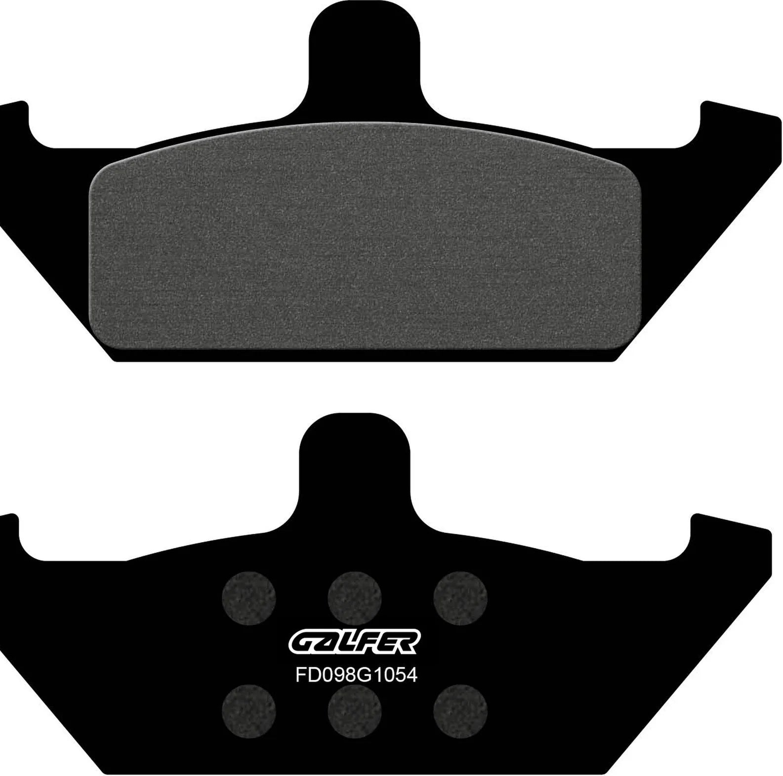 Pastillas De Freno Delantero Semimetálicas - Galfer Compatible Con Ducati 350 Indiana (1986)