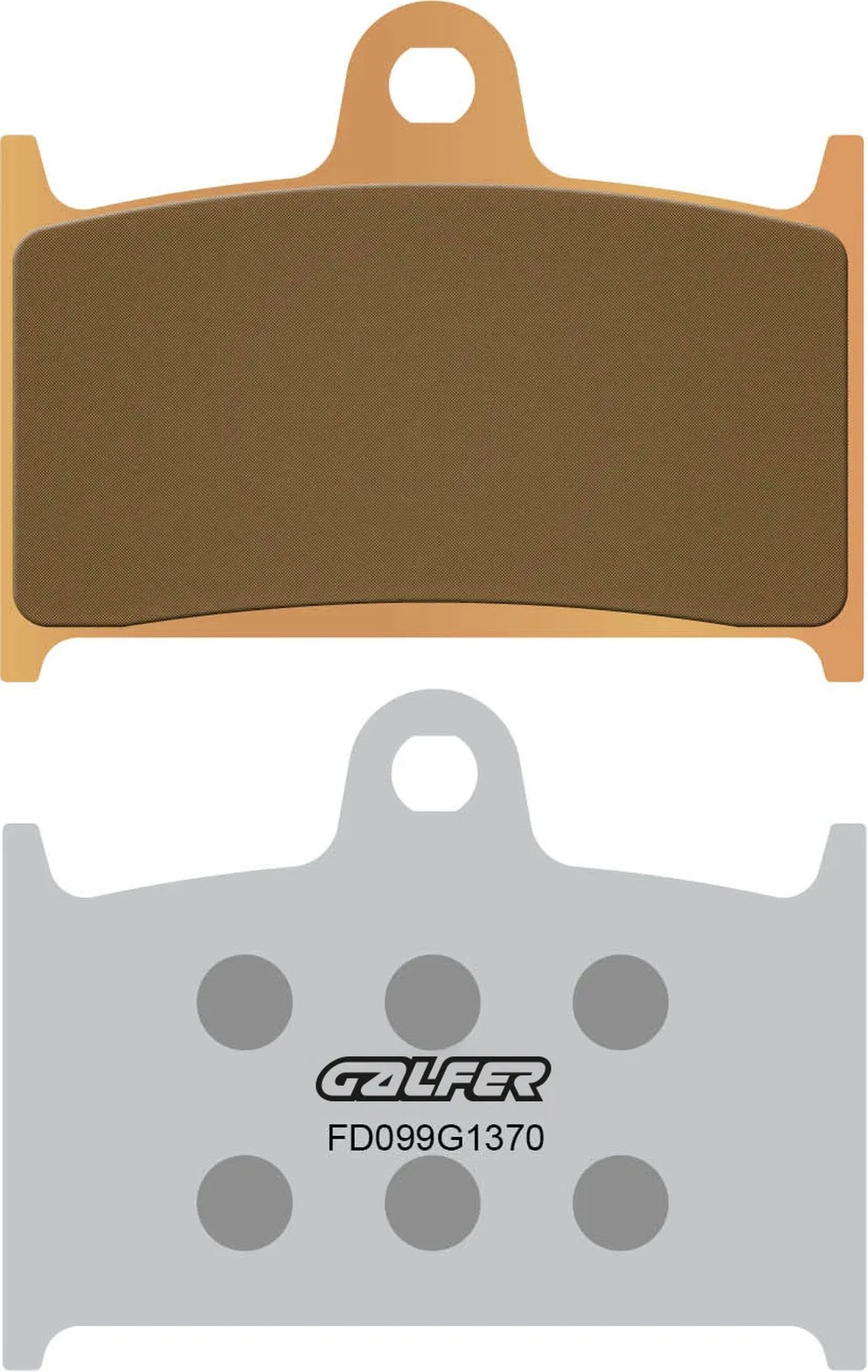 Front Sintered Sport Brake Pads - Galfer Compatible With Yamaha Fzr 750 Rowoi (1989-1992)