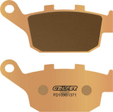 Rear Sintered Street Brake Pads - Galfer Compatible With Honda Cb 650 F Abs (2014)