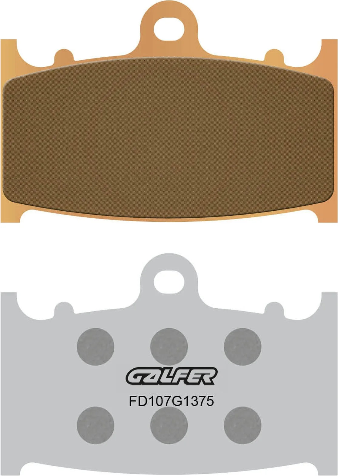 Front Sintered Sport Brake Pads - Galfer Compatible With Suzuki Gsf 1250 Bandit A - S - Sa (2007-2008)