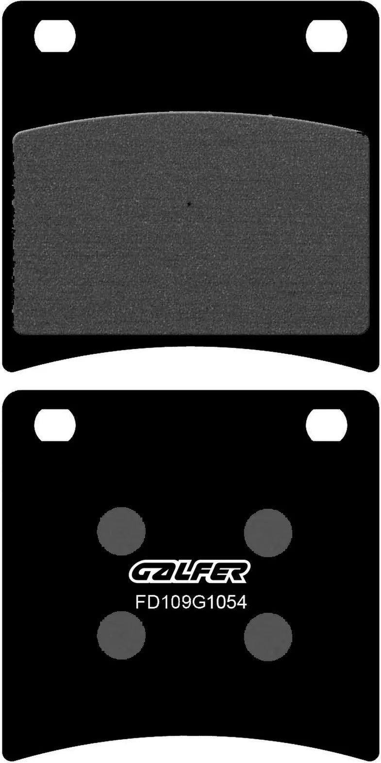 Front Semi-Metal Brake Pads - Galfer Compatible With Suzuki Gsx 750 F Fl (1989-1997)