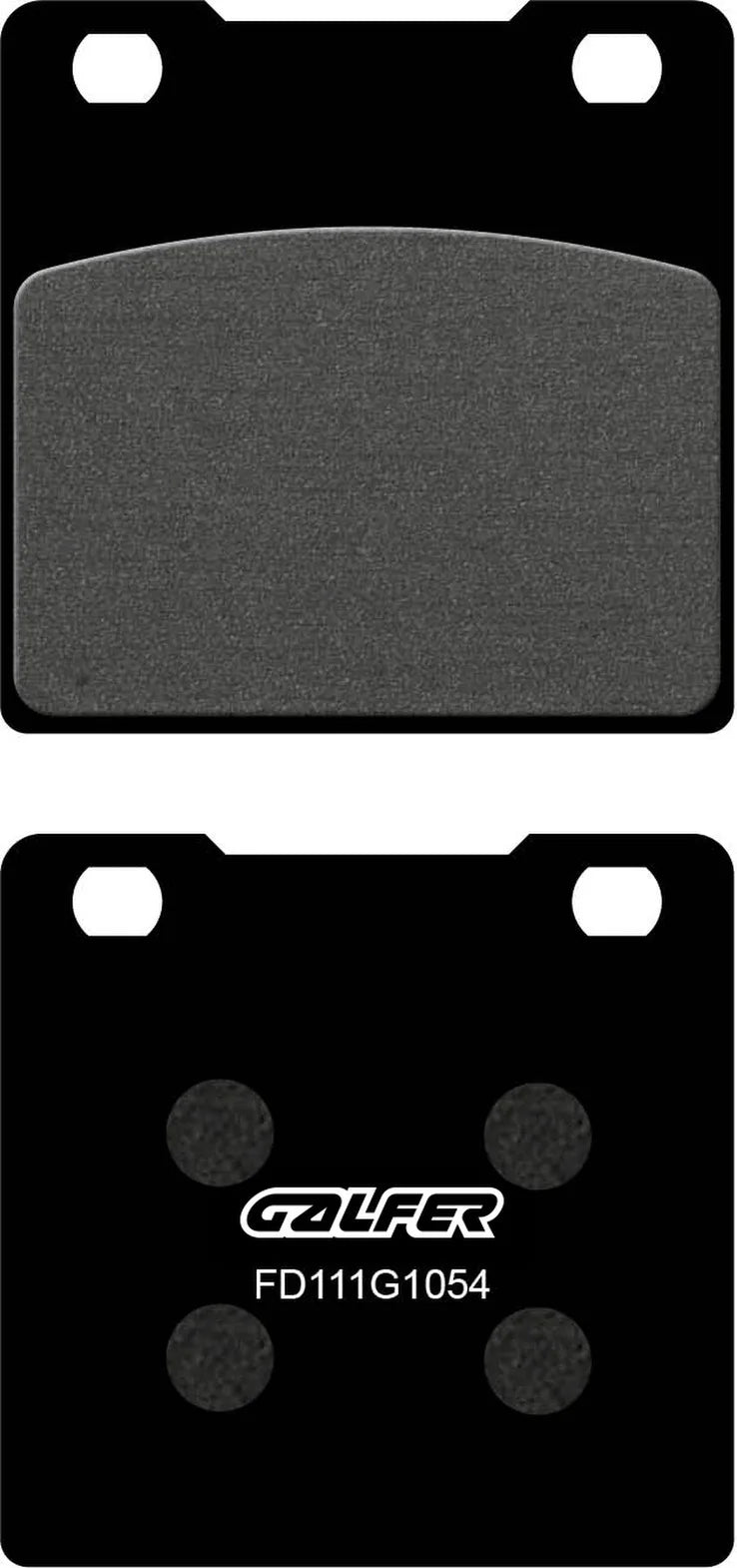 Rear Left Semi-Metal Brake Pads - Galfer Compatible With Suzuki Gsx 600 F Katana Usa (2004)