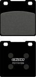 Front Semi-Metal Brake Pads - Galfer Compatible With Suzuki Gsx 550 Et Ev (1987)