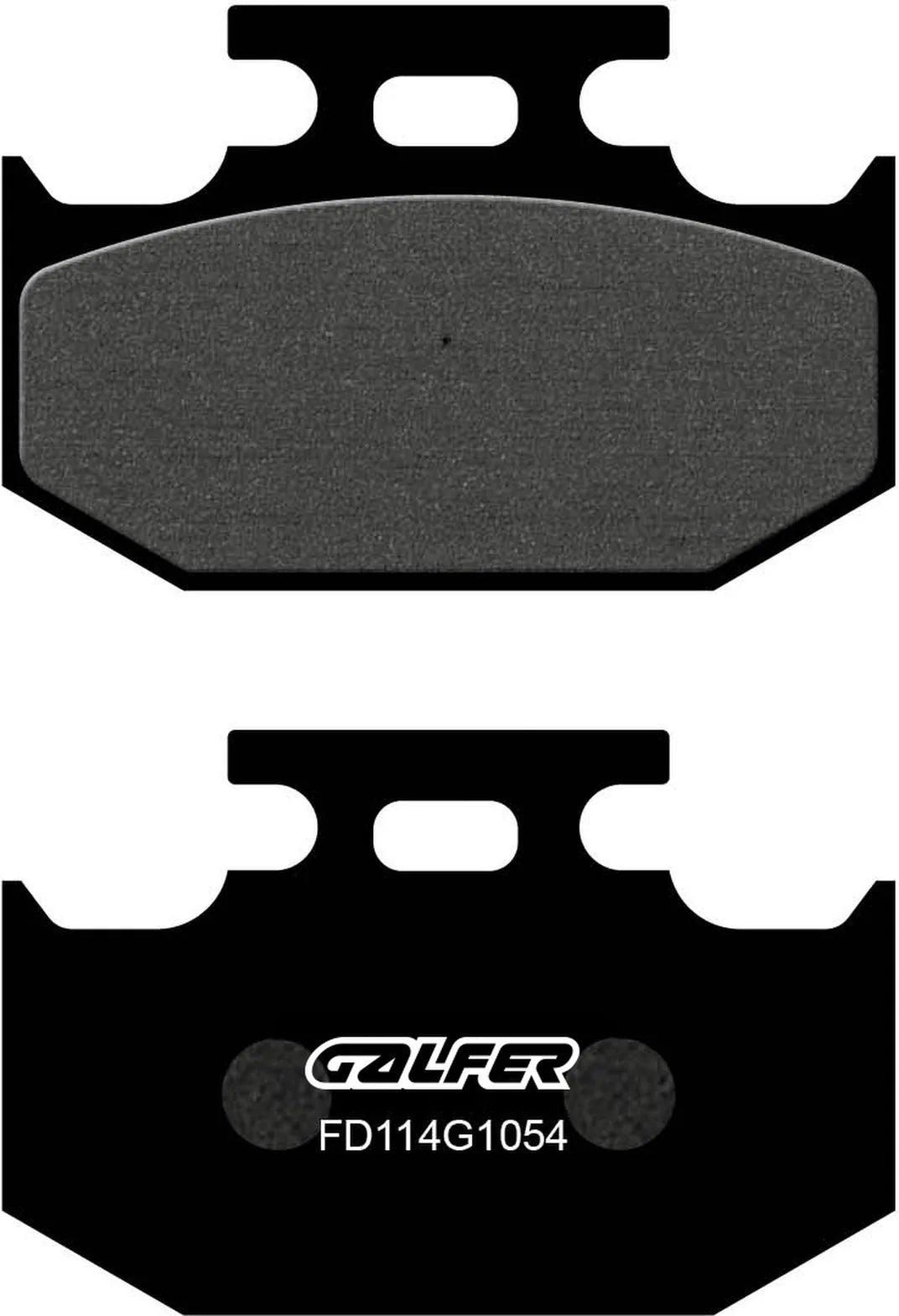 Rear Semi-Metal Brake Pads - Galfer Compatible With Kawasaki Klx 150 S (2009)