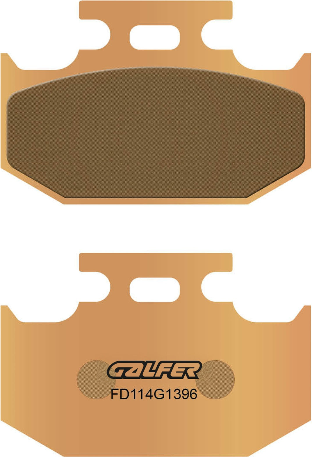 Rear Sintered Off-Road Brake Pads - Galfer Compatible With Cannondale E 440 (2001)