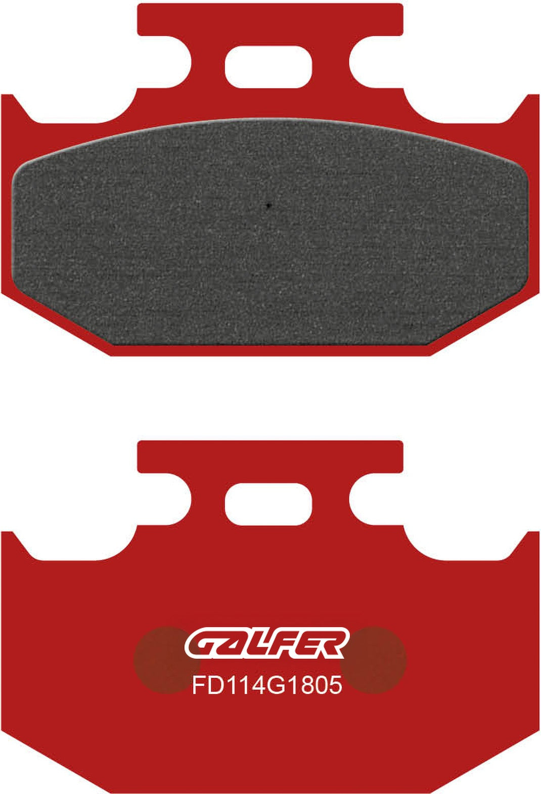 Rear Semi-Metal Trial Top Brake Pads - Galfer Compatible With Cannondale E 440 (2001)