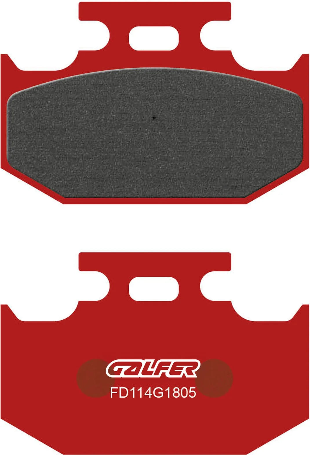 Rear Semi-Metal Trial Top Brake Pads - Galfer Compatible With Suzuki Dr 650 (1996)