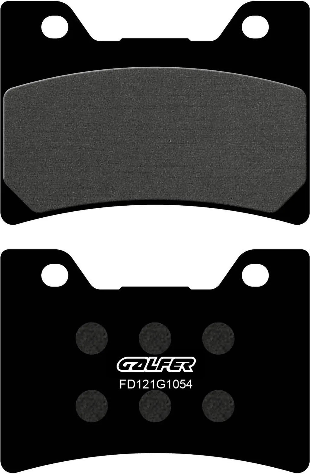 Front Semi-Metal Brake Pads - Galfer Compatible With Mz Muz Skorpion 500 (1994)