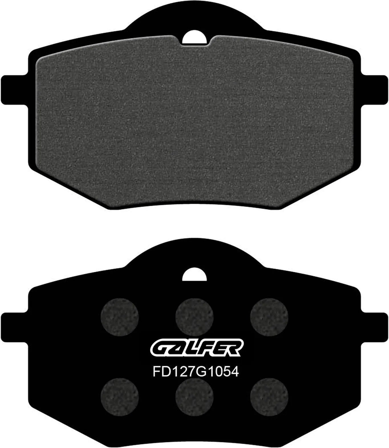 Front Semi-Metal Brake Pads - Galfer Compatible With Yamaha Xv 750 (1989-1993)