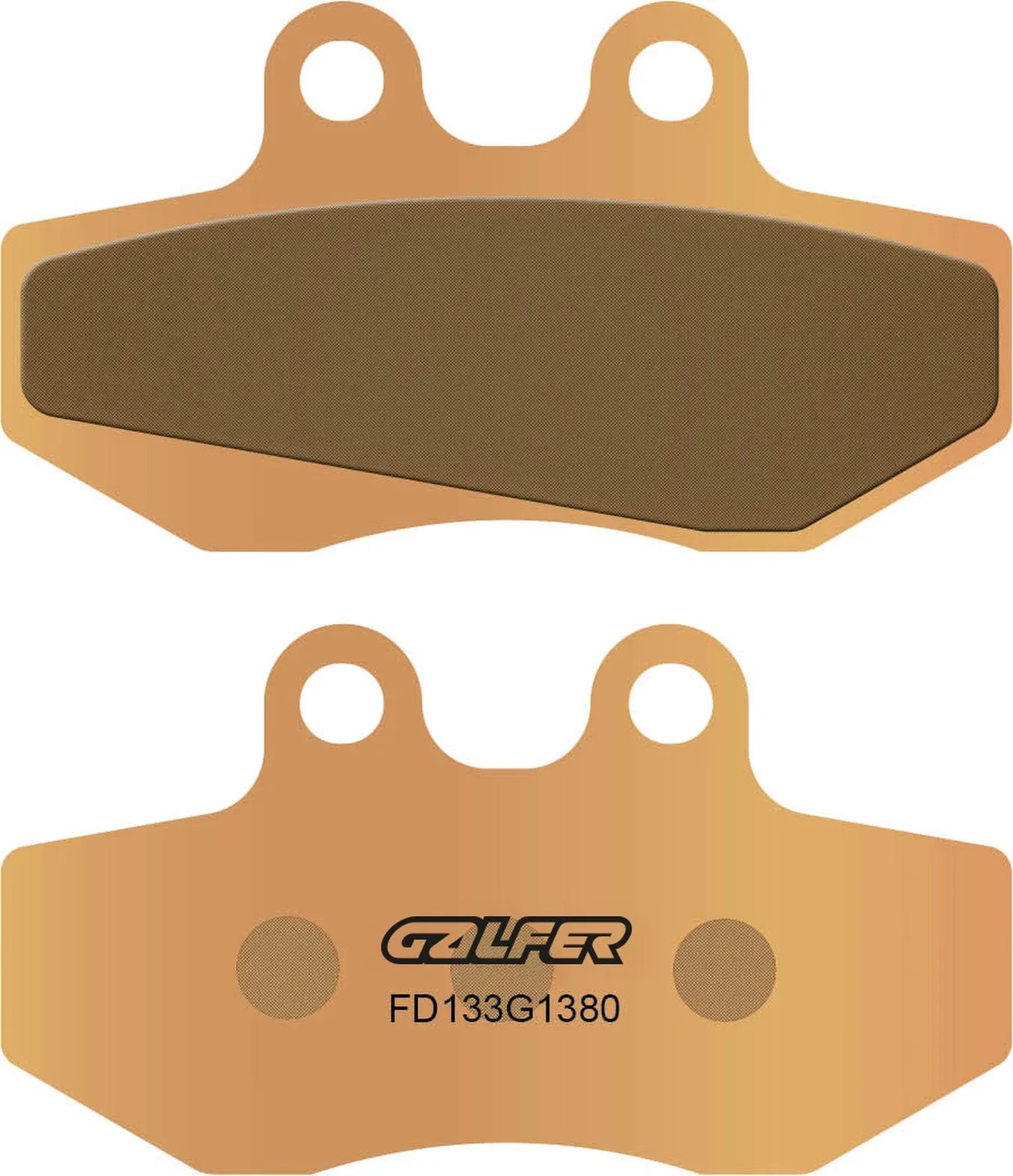 Front Sintered Scooter Brake Pads - Galfer Compatible With Tomos 125 Se (2004)