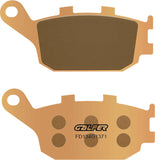 Rear Left Sintered Street Brake Pads - Galfer Compatible With Kawasaki Versys 650 (2006-2014)