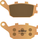 Rear Sintered Street Brake Pads - Galfer Compatible With Honda Cbf 500 N (2004)