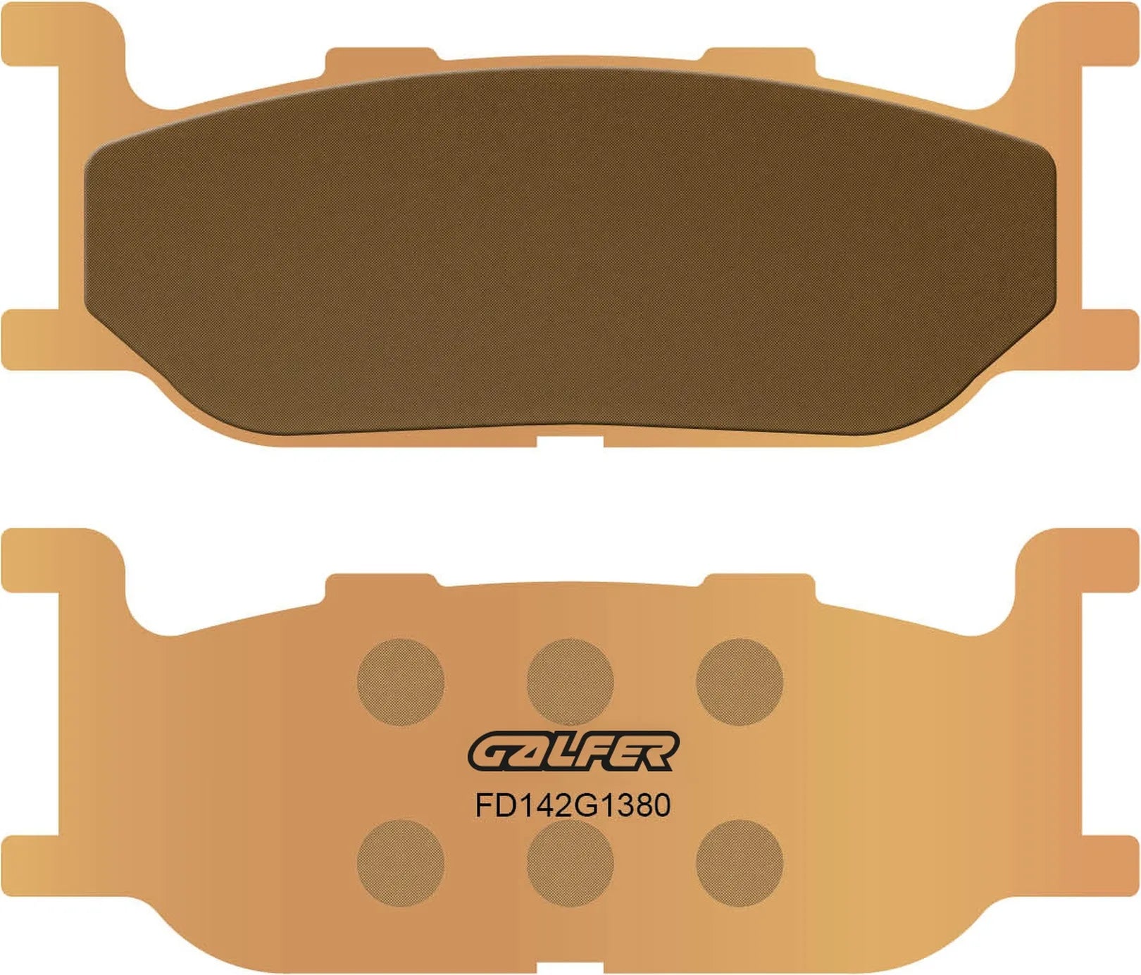 Pastillas De Freno Delantero Sinterizadas Scooter - Galfer Compatible Con Cfmoto Sr 250 (2021)