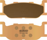 Front Sintered Scooter Brake Pads - Galfer Compatible With Yamaha Xvs 650 Drag Star (1997)
