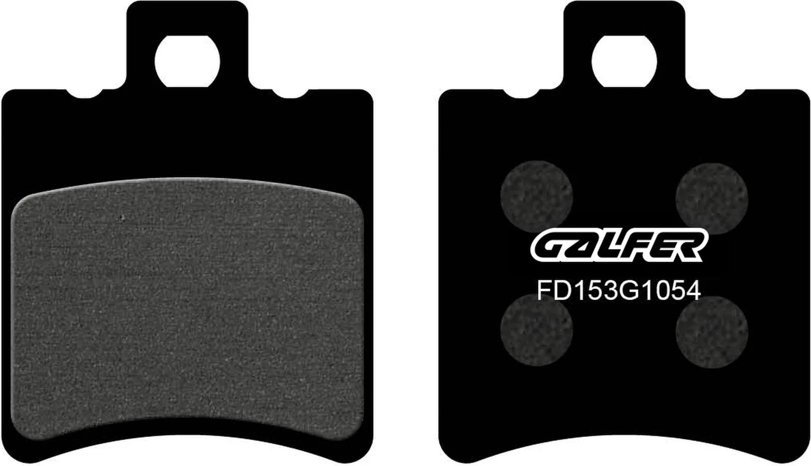 Rear Semi-Metal Brake Pads - Galfer Compatible With Malaguti Ciak 150 (2003)