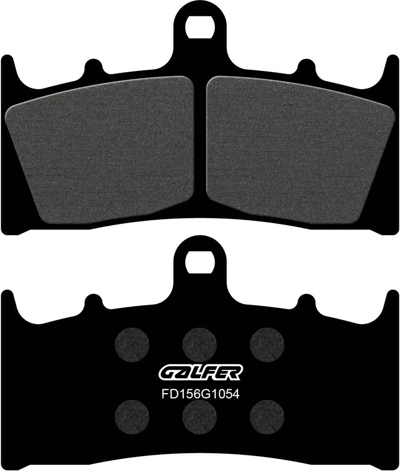 Front Semi-Metal Brake Pads - Galfer Compatible With Suzuki Gsx 1100 Katana (2002)