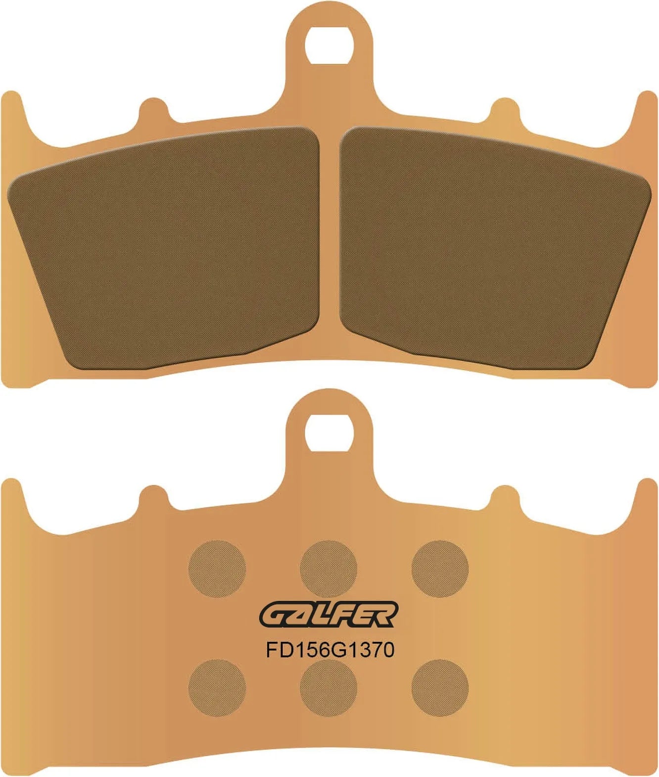 Front Sintered Street Brake Pads - Galfer Compatible With Suzuki Gsx 1400 (2001)