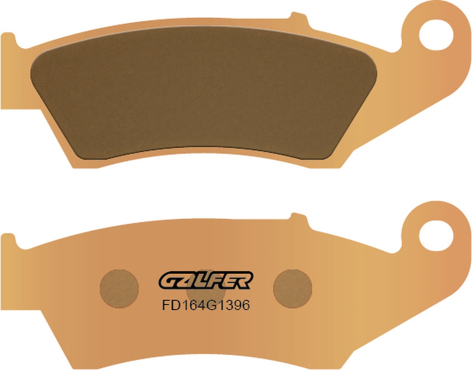 Front Sintered Off-Road Brake Pads - Galfer Compatible With Cannondale Xc 400 (2001)