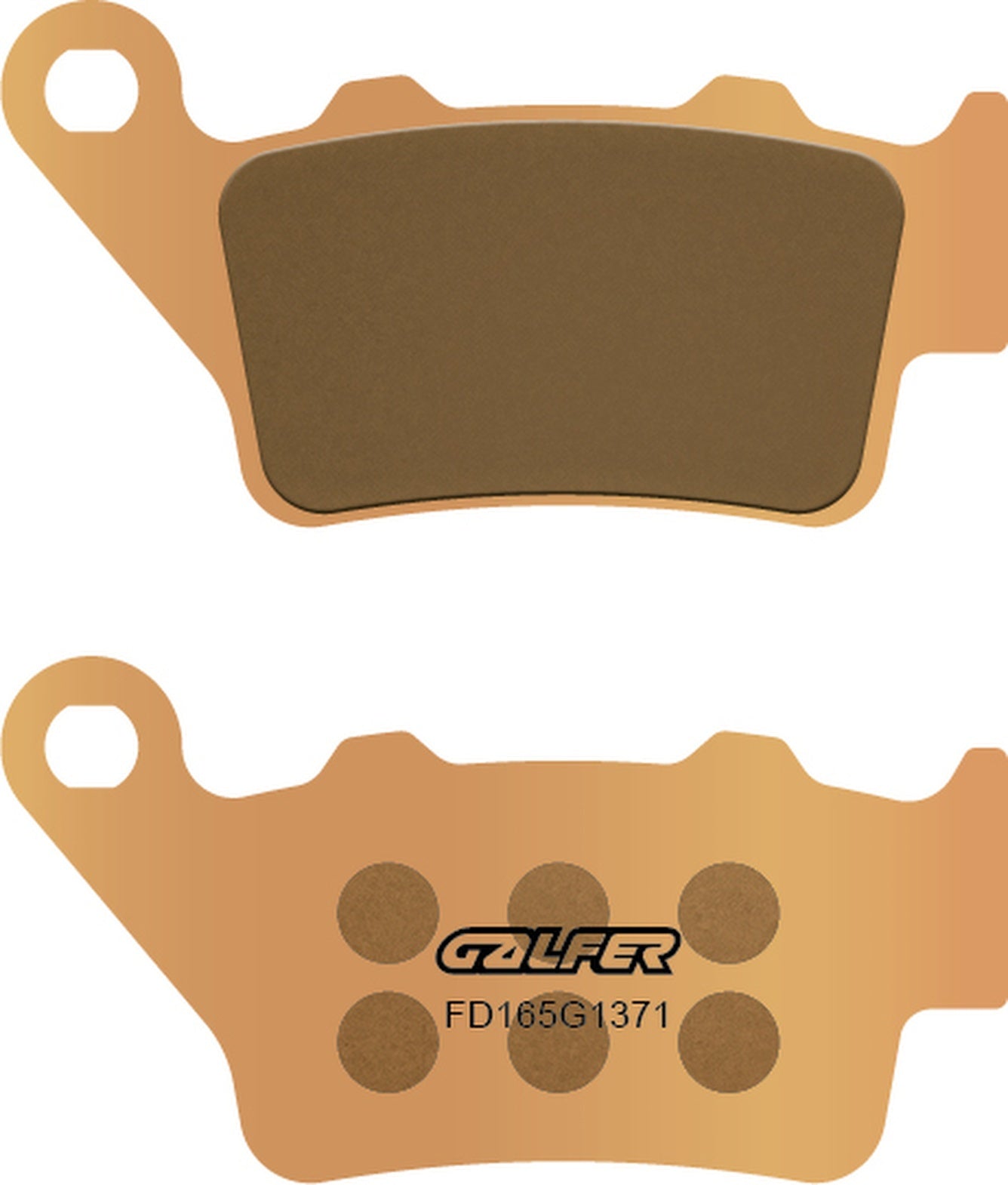 Rear Sintered Street Brake Pads - Galfer Compatible With Bajaj Dominar 400 (2017)