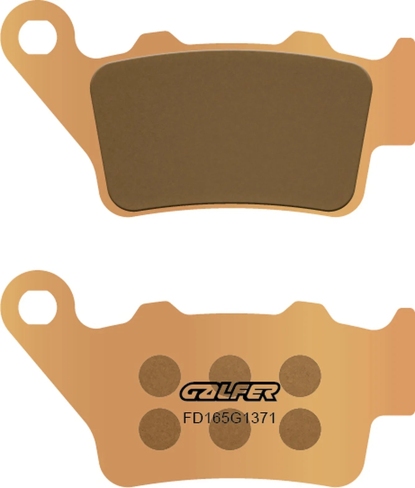 Rear Sintered Street Brake Pads - Galfer Compatible With Tm 80 Gs Mc (1993)