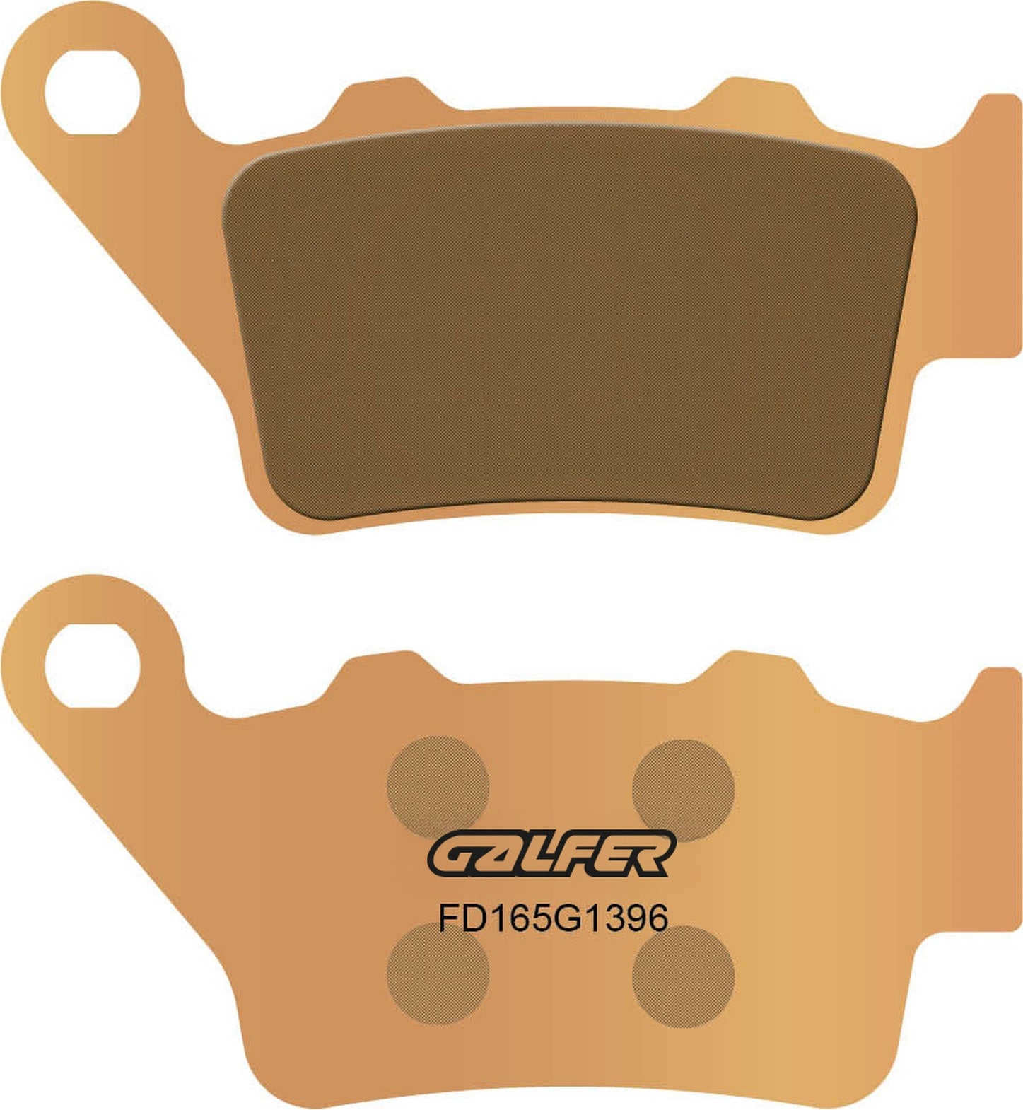 Rear Sintered Off-Road Brake Pads - Galfer Compatible With Bajaj Pulsar 200 Rs (2017)