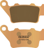 Rear Sintered Off-Road Brake Pads - Galfer Compatible With Aprilia Shiver 750 Sl Gt - Abs (2009)