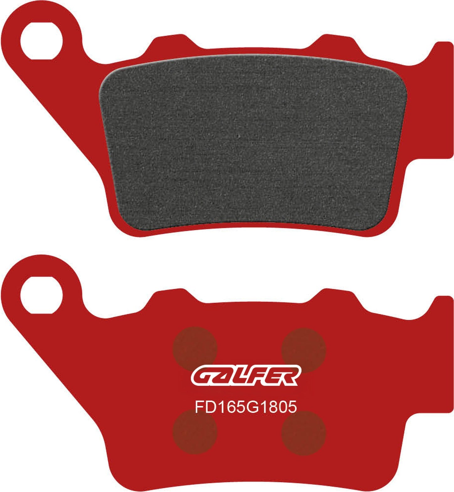 Rear Semi-Metal Trial Top Brake Pads - Galfer Compatible With Bajaj Pulsar 200 Rs (2017)
