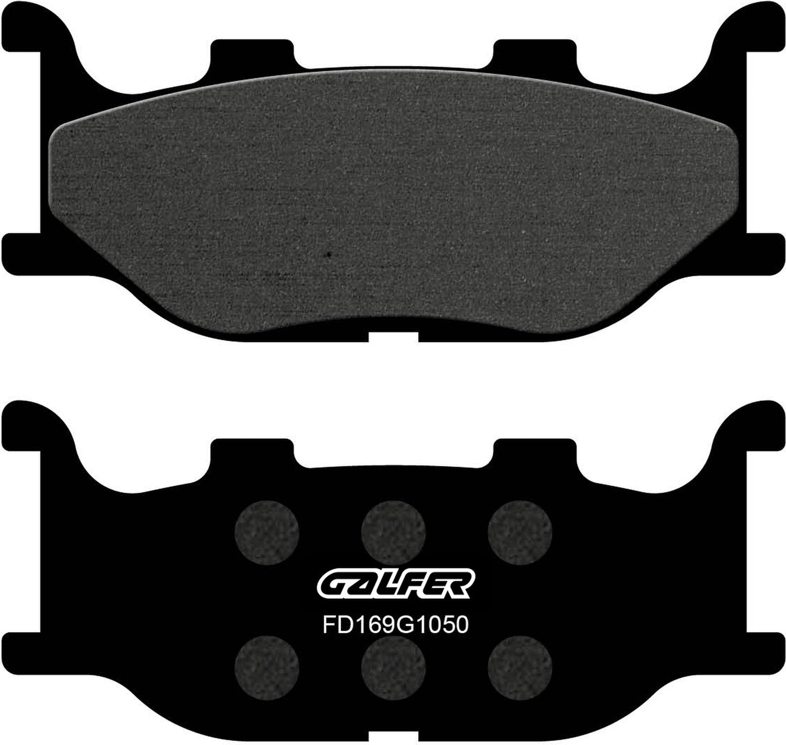 Front Scooter Brake Pads - Galfer Compatible With Alpina Renania Verona 125 (2006)