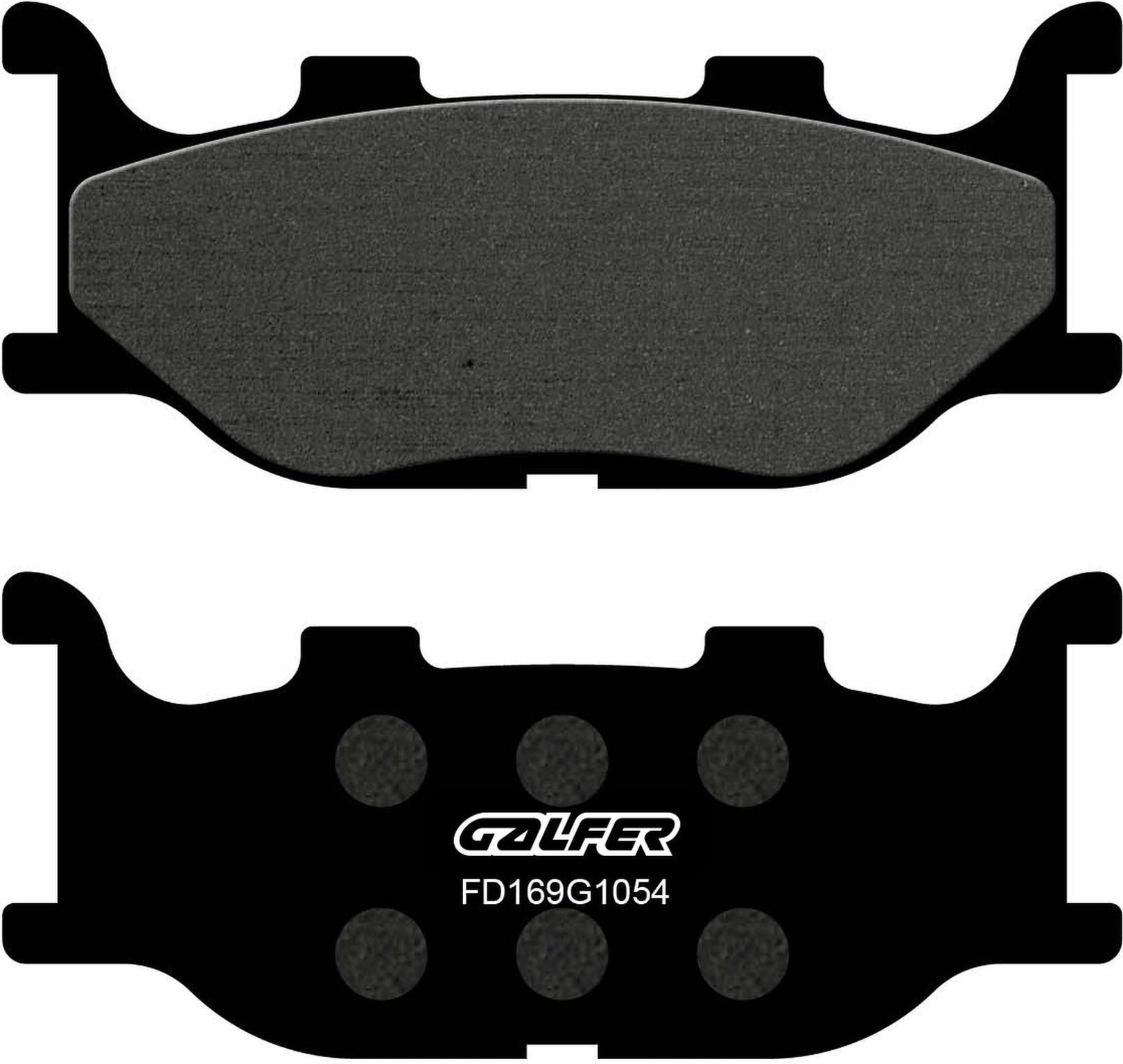 Front Semi-Metal Brake Pads - Galfer Compatible With Alpina Renania Verona 125 (2006)