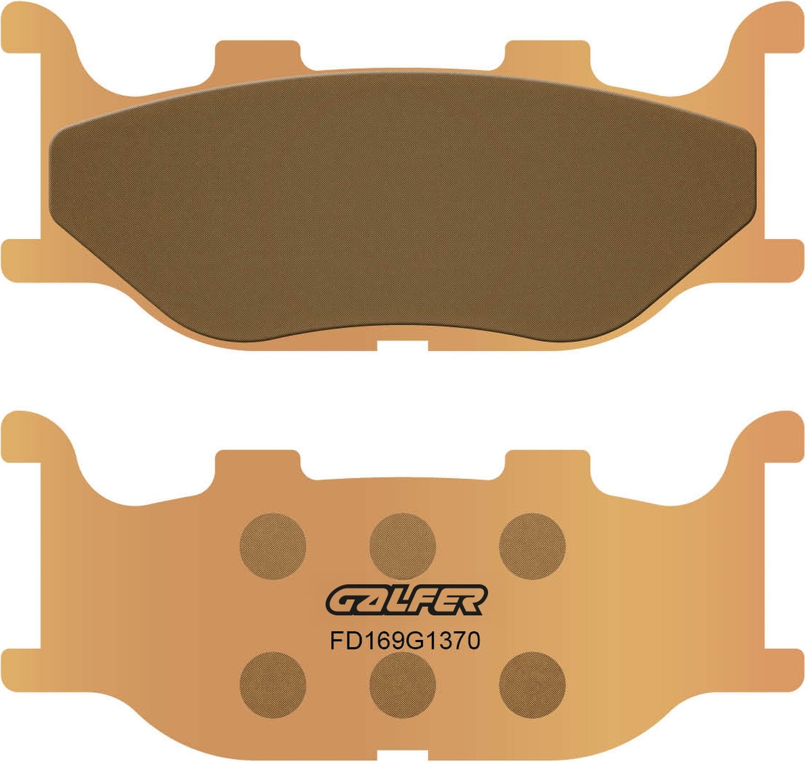 Front Sintered Street Brake Pads - Galfer Compatible With Alpina Renania Verona 125 (2006)