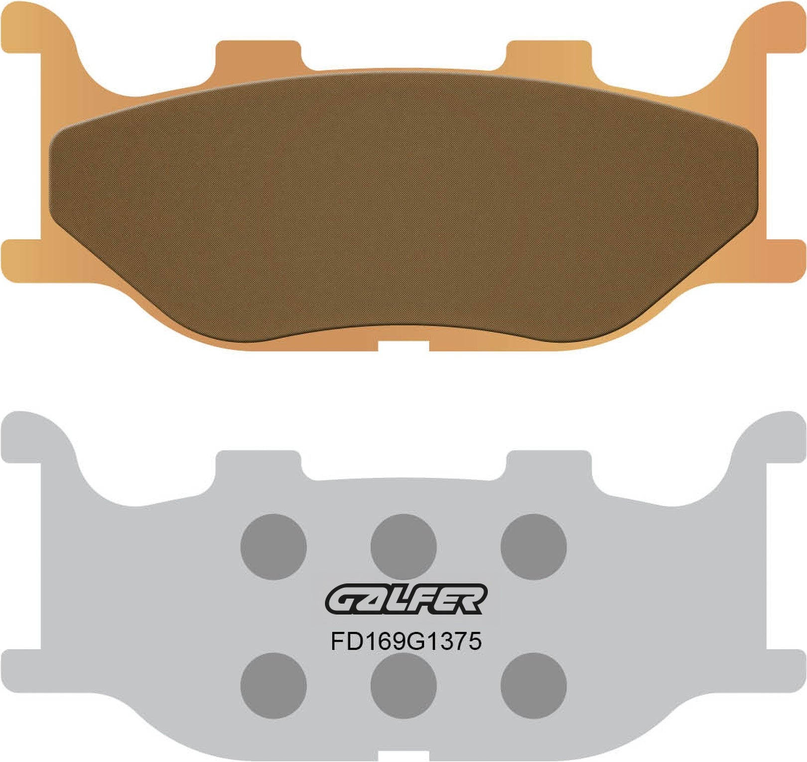 Front Sintered Sport Brake Pads - Galfer Compatible With Alpina Renania Verona 125 (2006)