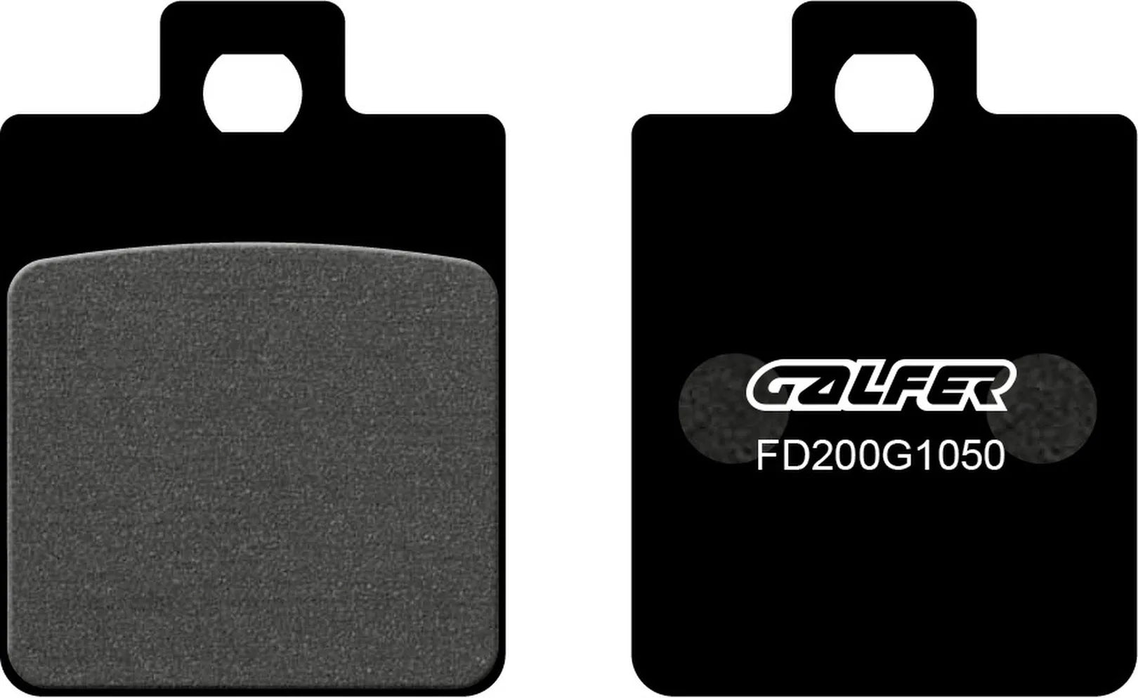 Rear Scooter Brake Pads - Galfer Compatible With Renault Kouranos 250 (2002)