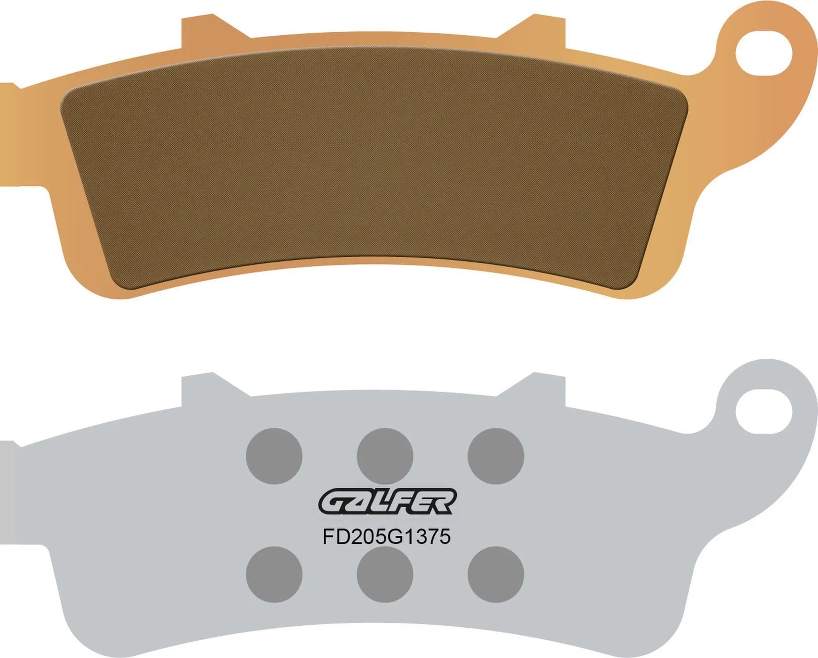 Front Sintered Sport Brake Pads - Galfer Compatible With Victory Vision 8 Ball 1731 (2010)