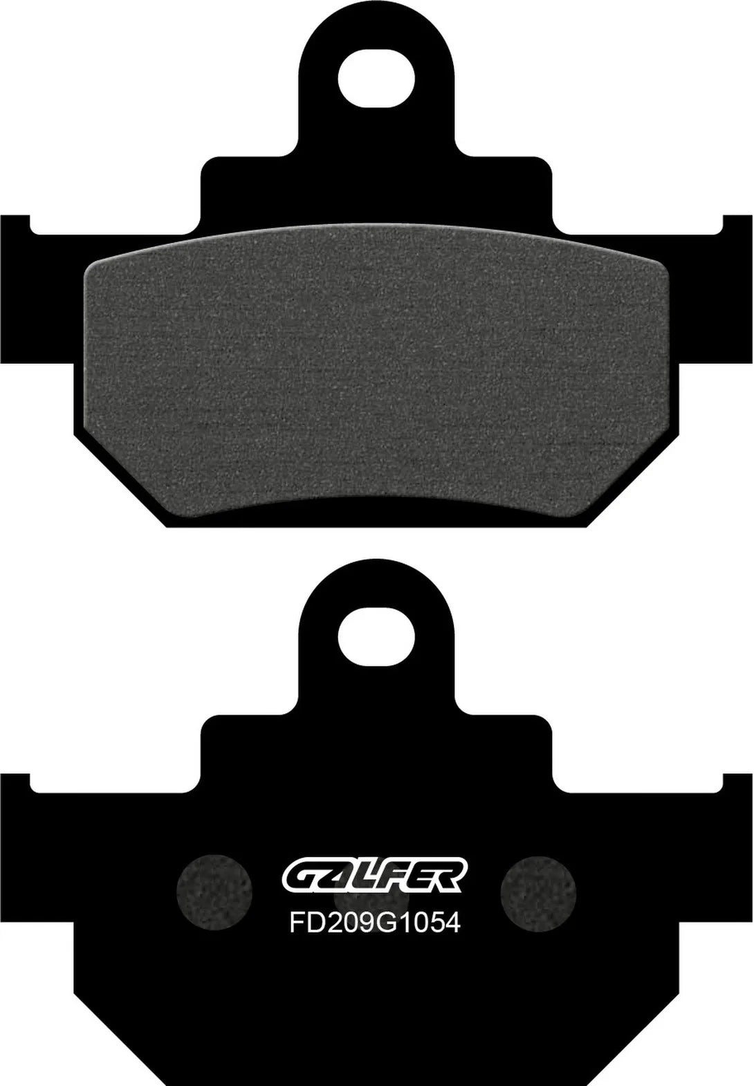 Front Semi-Metal Brake Pads - Galfer Compatible With Suzuki Gz 250 Marauder (1998-2007)