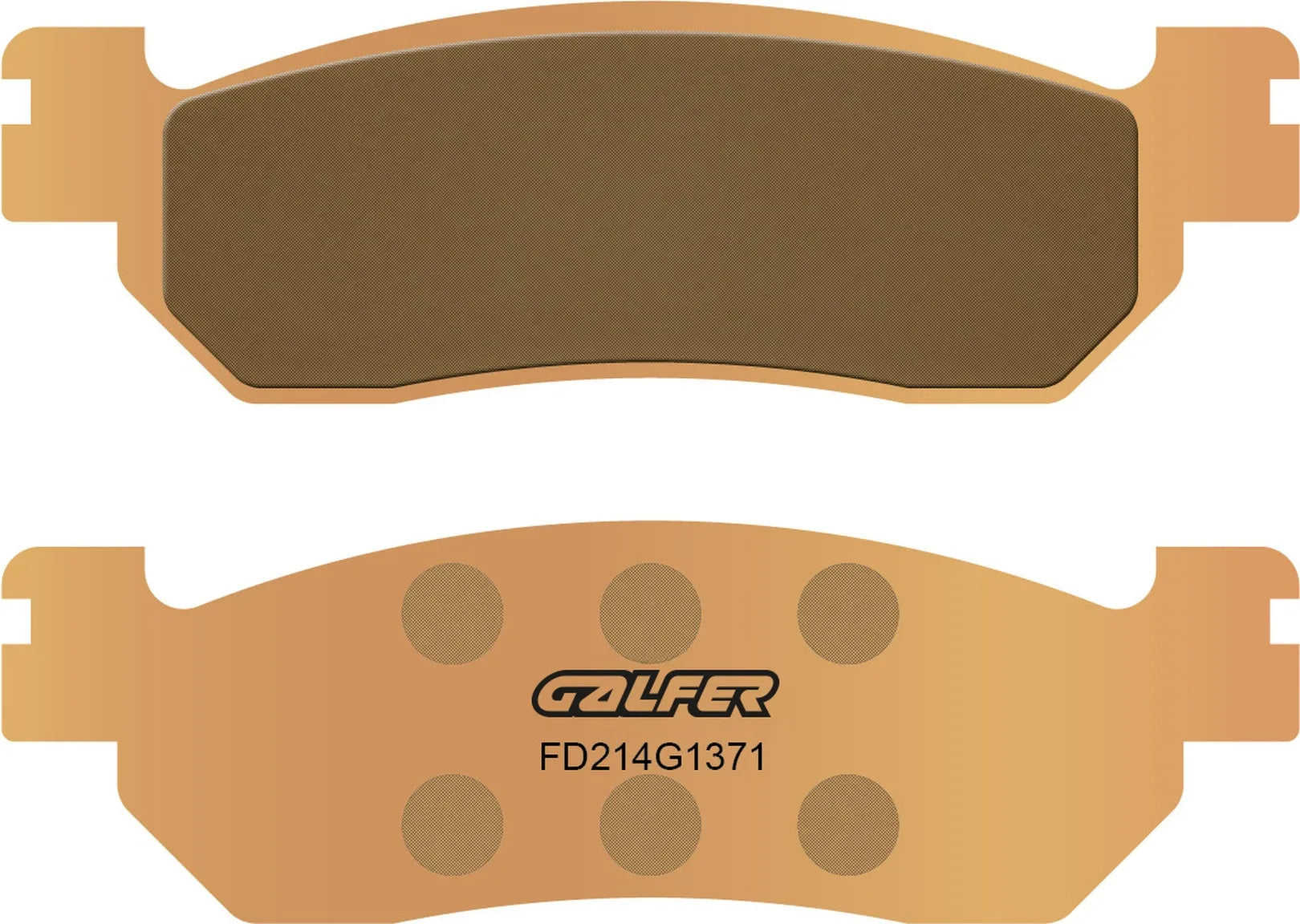 Front Sintered Street Brake Pads - Galfer Compatible With Lifan Olf 110-16 (2004-2008)