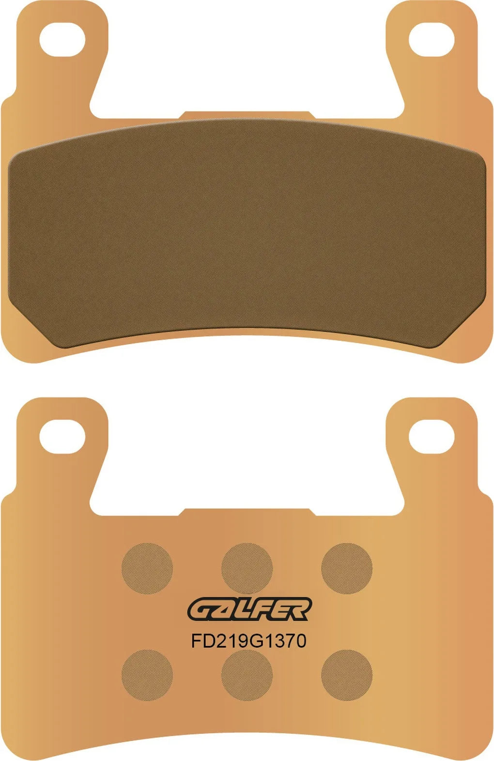 Front Sintered Street Brake Pads - Galfer Compatible With Kawasaki Zx 6R 636 Abs (2013-2023)