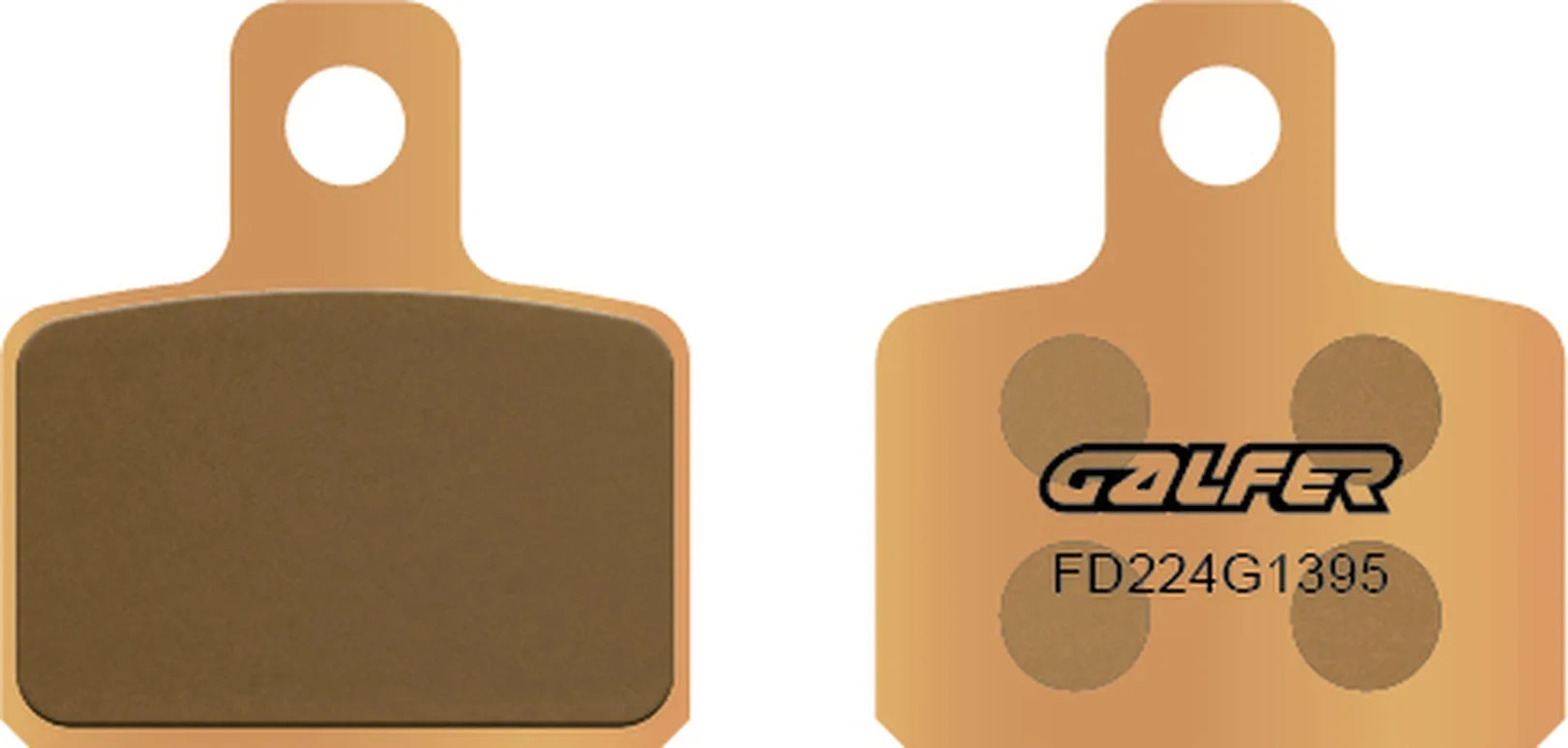 Rear Sintered Trial Brake Pads - Galfer Compatible With Vertigo Rs Nitro 250 (2023)