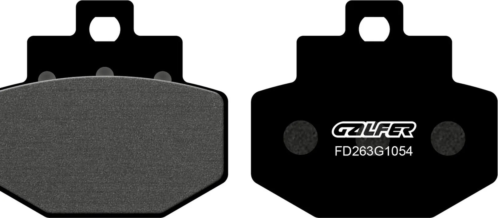 Front Semi-Metal Brake Pads - Galfer Compatible With Piaggio Mp3 530 Hpe Exclusive (2023)
