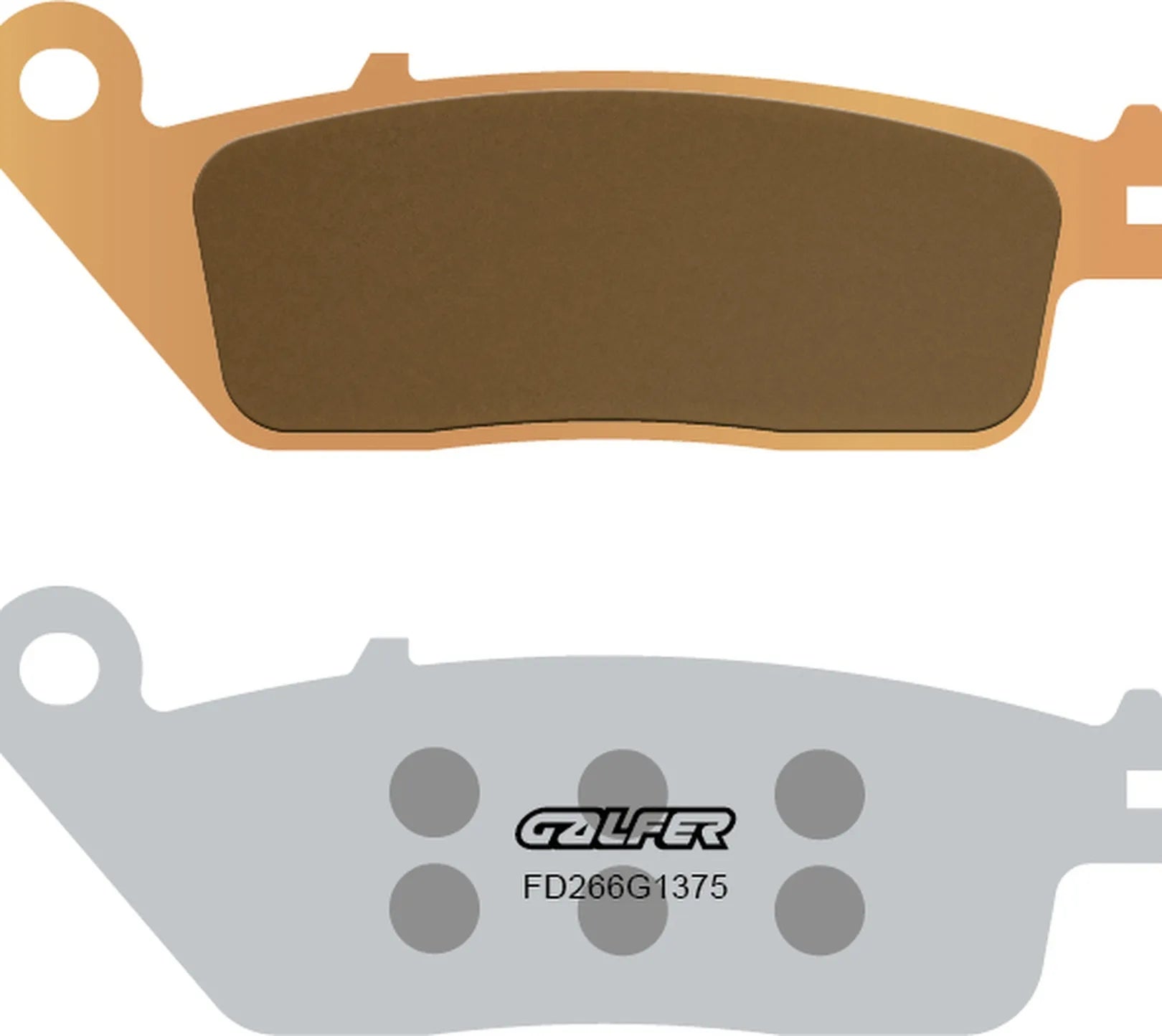 Front Sintered Sport Brake Pads - Galfer Compatible With Mash Roadstar 400 (2014)