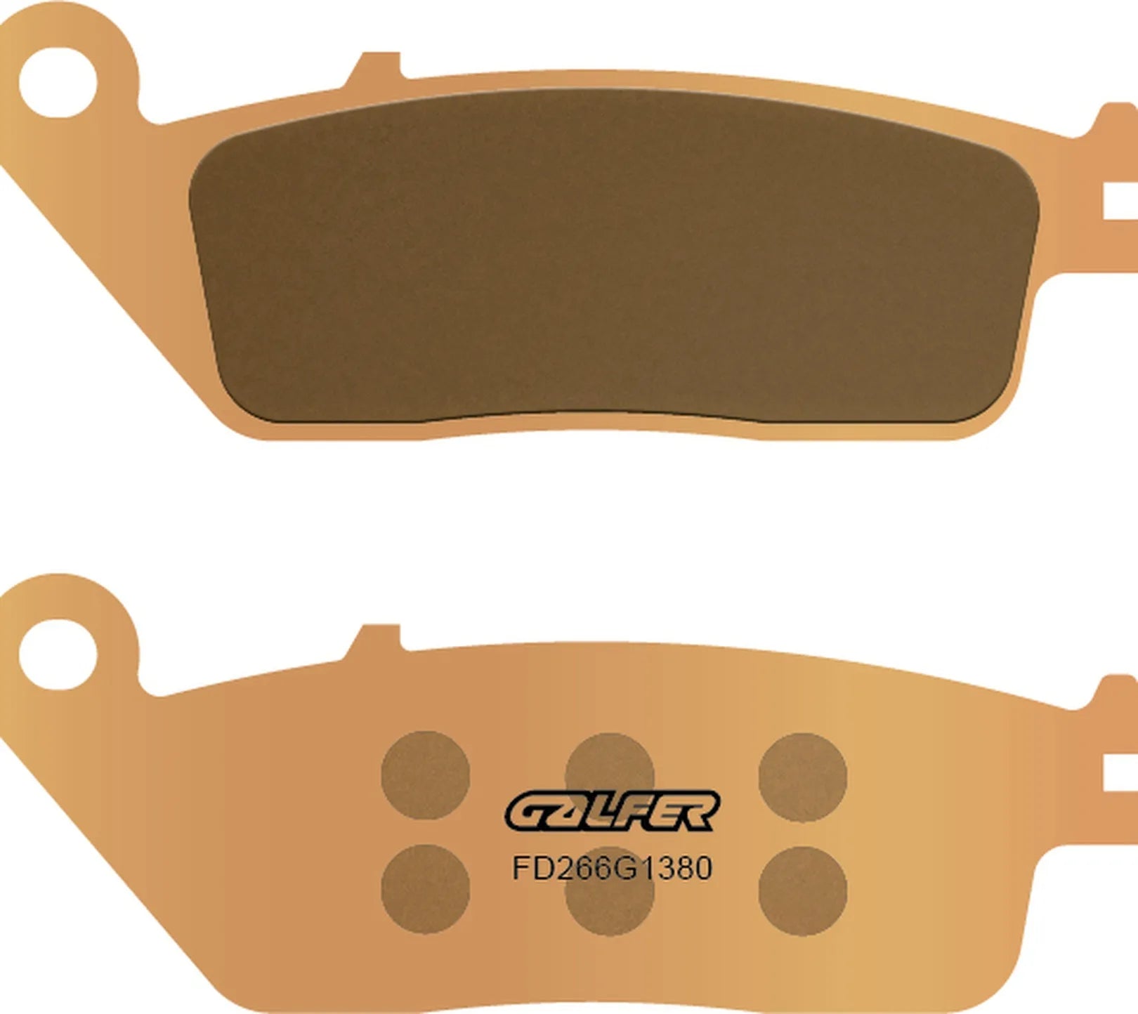 Front Sintered Scooter Brake Pads - Galfer Compatible With Keeway C 650 V (2022)