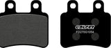Rear Semi-Metal Brake Pads - Galfer Compatible With Peugeot Looxor 125 (2005)