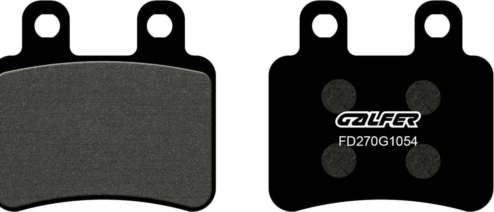 Front Semi-Metal Brake Pads - Galfer Compatible With Italjet Millennium 150 (2002)