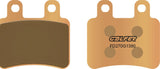 Rear Sintered Scooter Brake Pads - Galfer Compatible With Peugeot Jet Force 125 (2003)