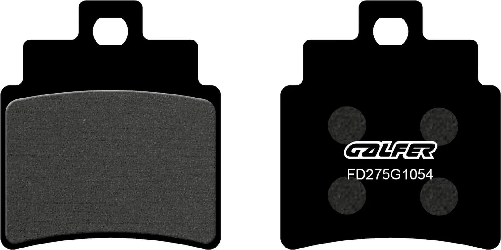Rear Semi-Metal Brake Pads - Galfer Compatible With Masai A 450 Quad (2005)