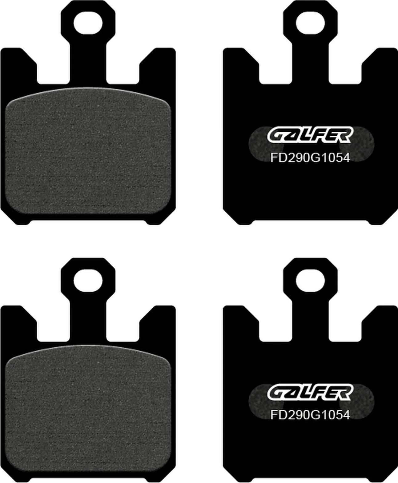 Front Semi-Metal Brake Pads - Galfer Compatible With Suzuki Vz 1600 Intruder (2005)