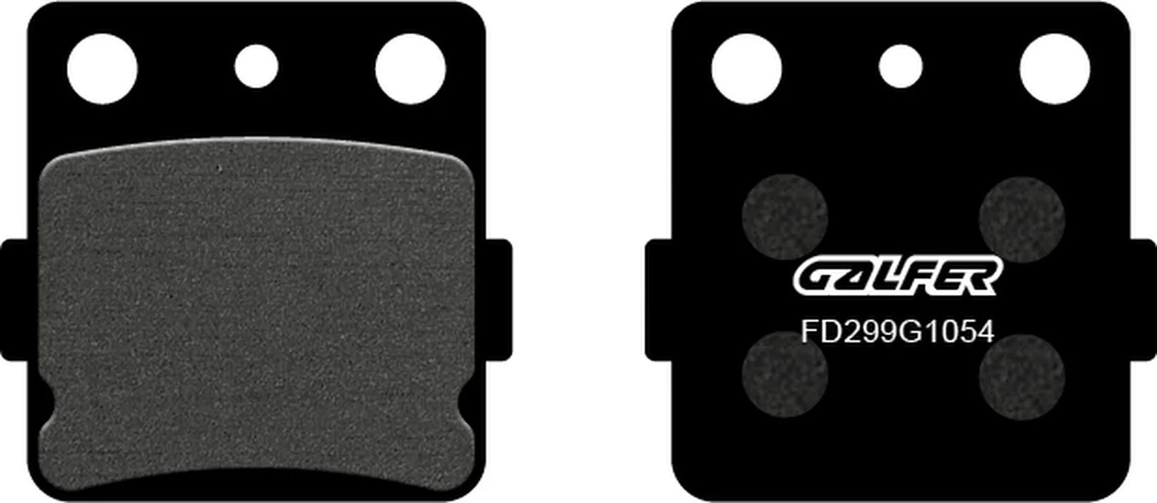 Rear Semi-Metal Brake Pads - Galfer Compatible With Suzuki Rm 125 (1988-2005)