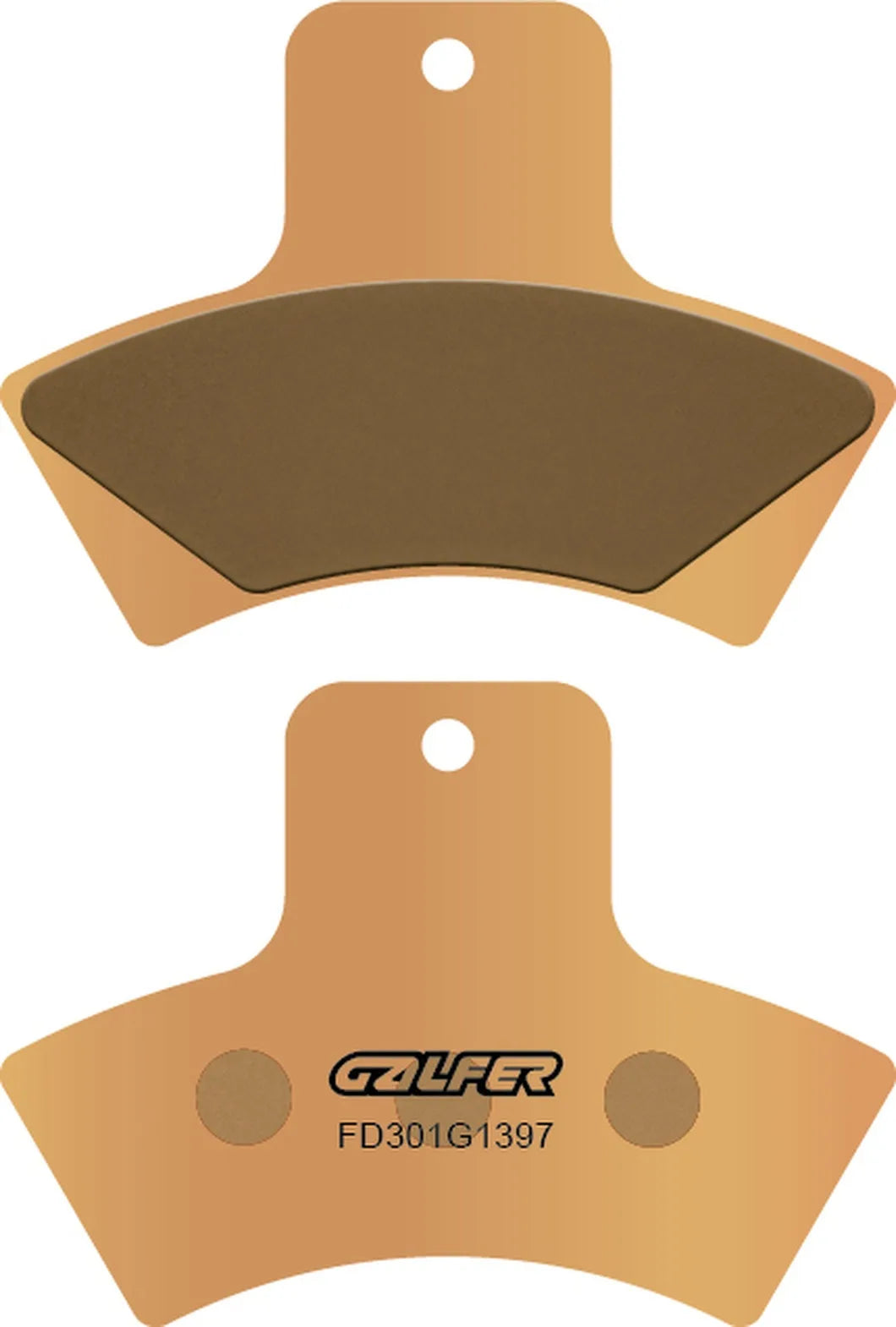 Rear Sintered Quads Brake Pads - Galfer Compatible With Polaris Magnum 325